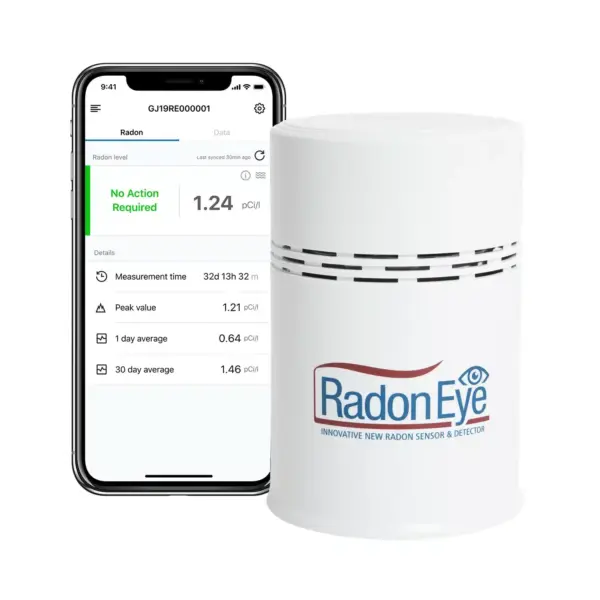 RadonEye RD200 mit Bluetoorh-Verbindung