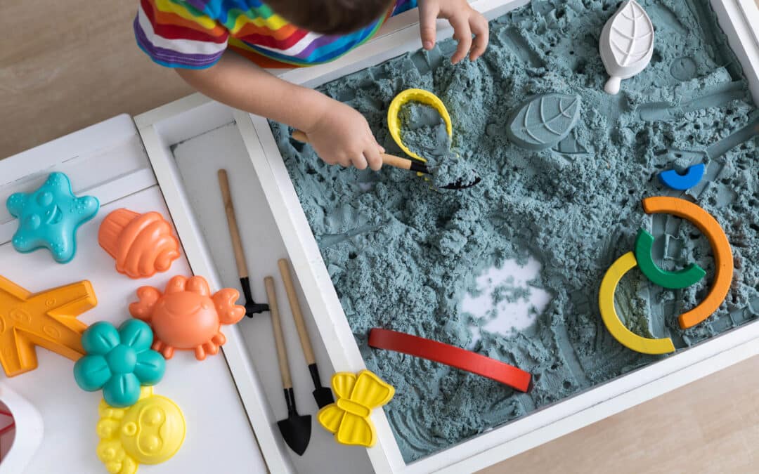 Spielsand kann Asbest enthalten